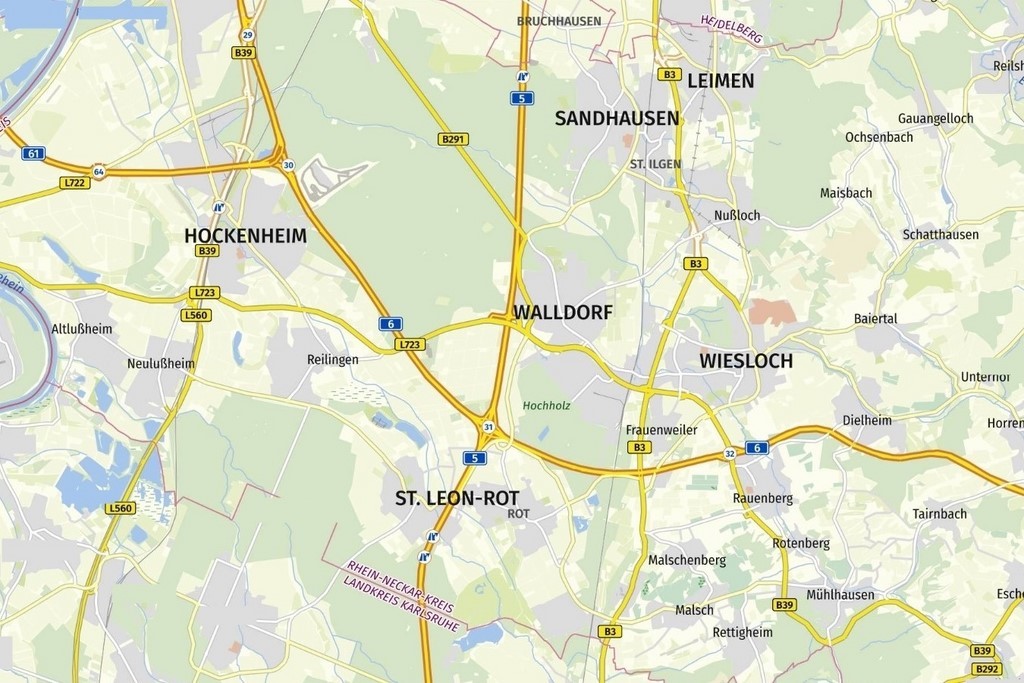 Region Hockenheim - Leimen - Wiesloch